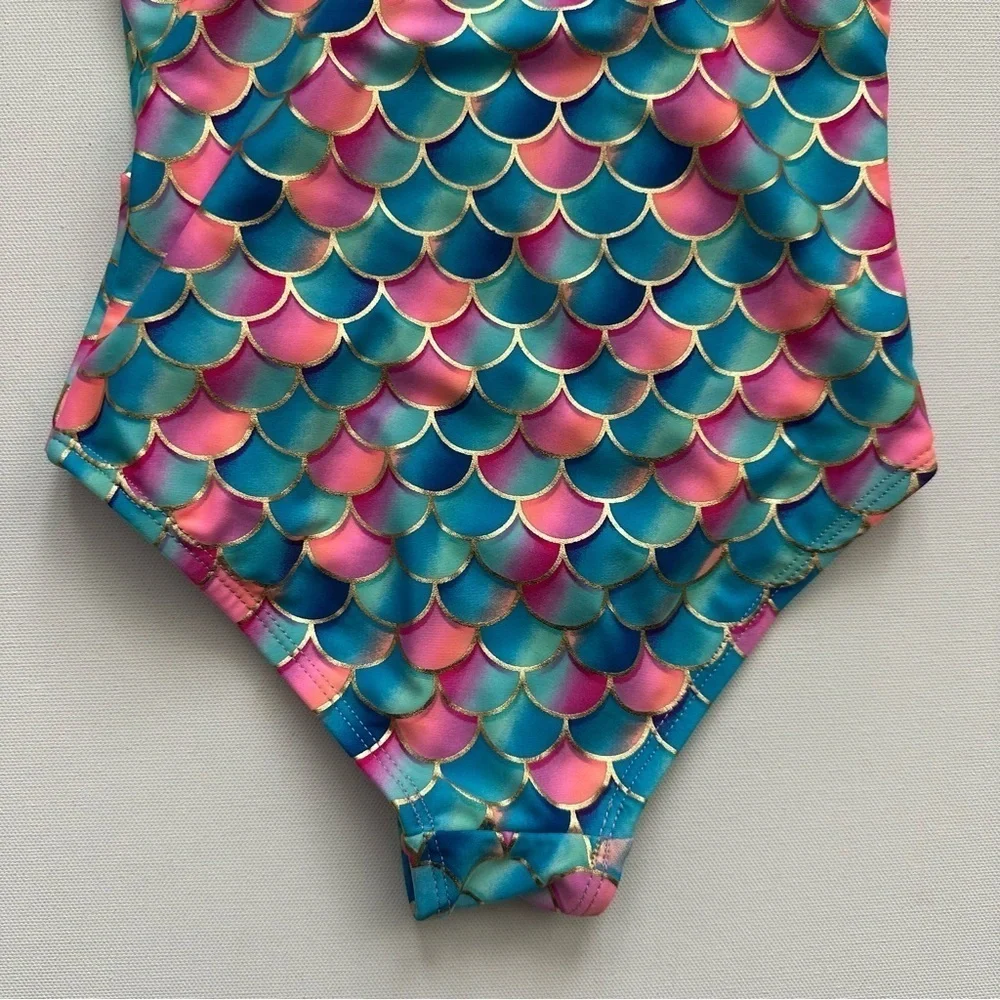 XOXO Girls Mermaid One Piece Swimsuit Size 4
